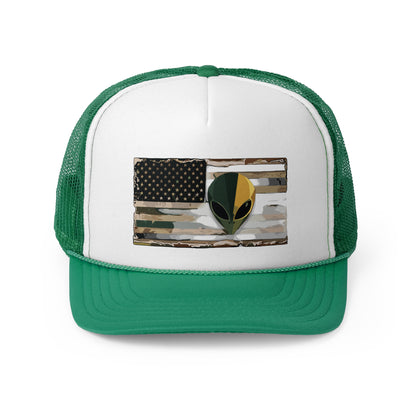 American Flag Alien Trucker Caps