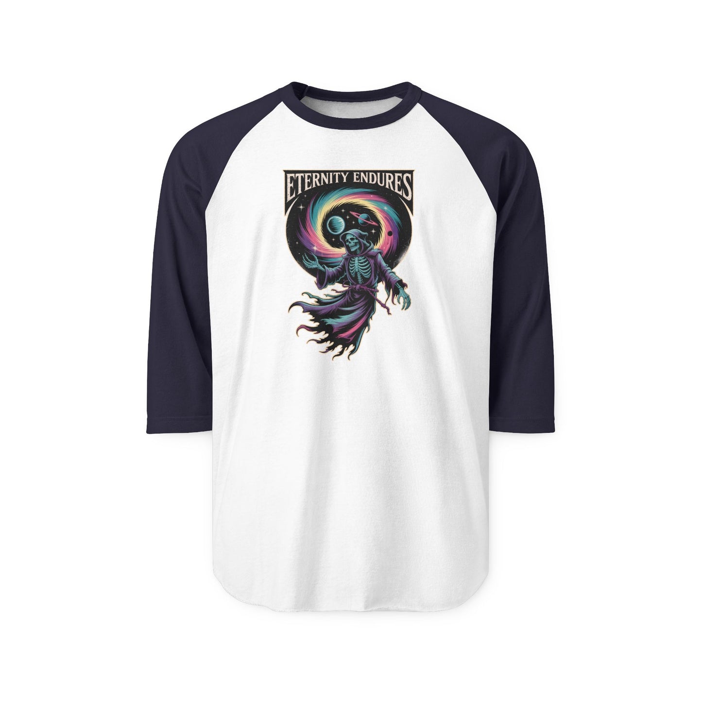 Eternity Endures  Raglan Shirt Halloween