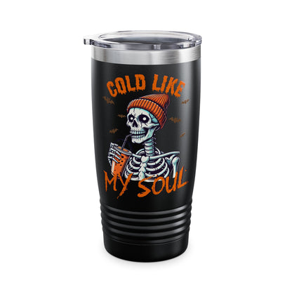 Halloween Cold Like My Soul Ringneck Tumbler, 20oz