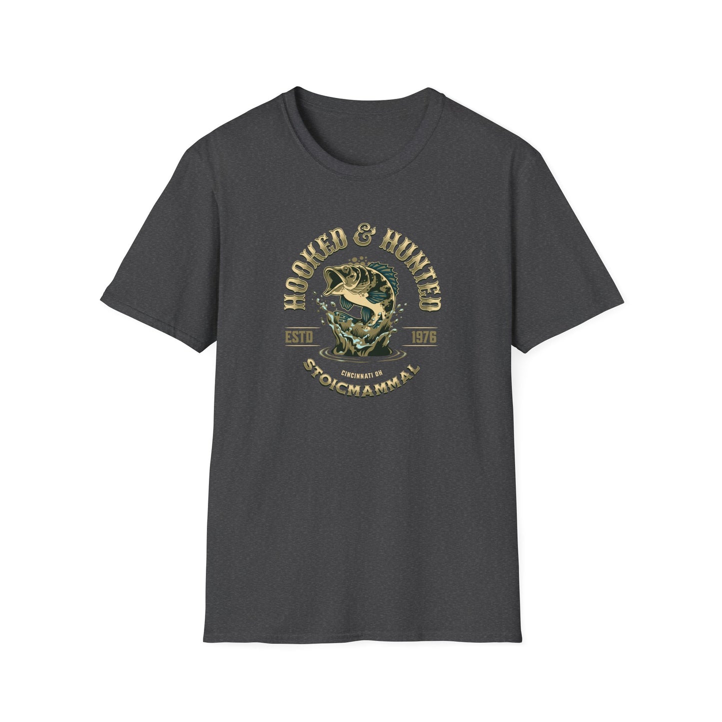 Hooked & Hunted Fishing T-Shirt