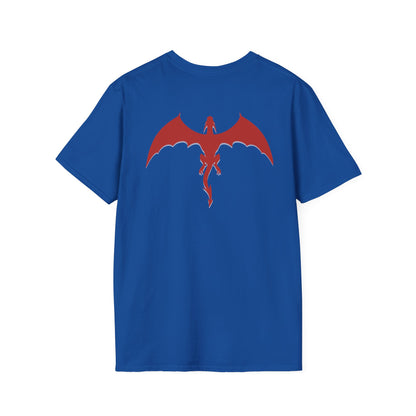 Dragon Crest With Back Winged Dragon T Shirt