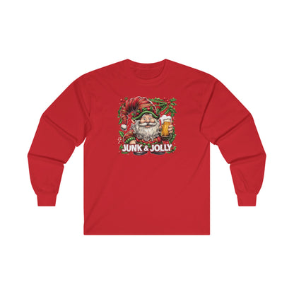 Junk & Jolly Christmas Gnome Long Sleeve Tee