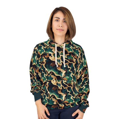 Adaptive Woodland Rebirth Camo Stealth Tactical Unisex Pullover Hoodie