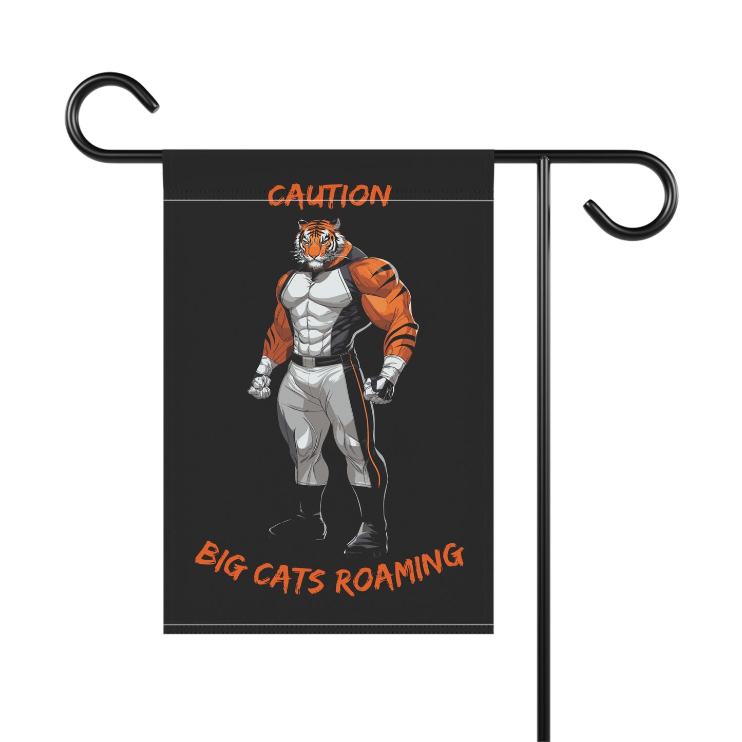 Caution Big Cats Roaming Garden & House Banner