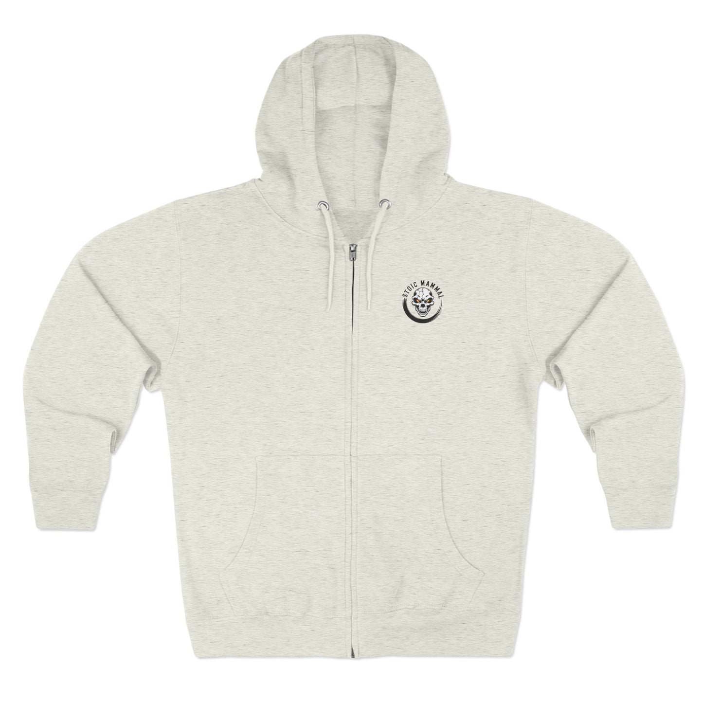 Brave the Night Hoodie, Unisex Zip Front Sweatshirt