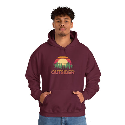 Outsider Retro Sun Enthusiast Unisex Heavy Blend™ Hooded Sweatshirt