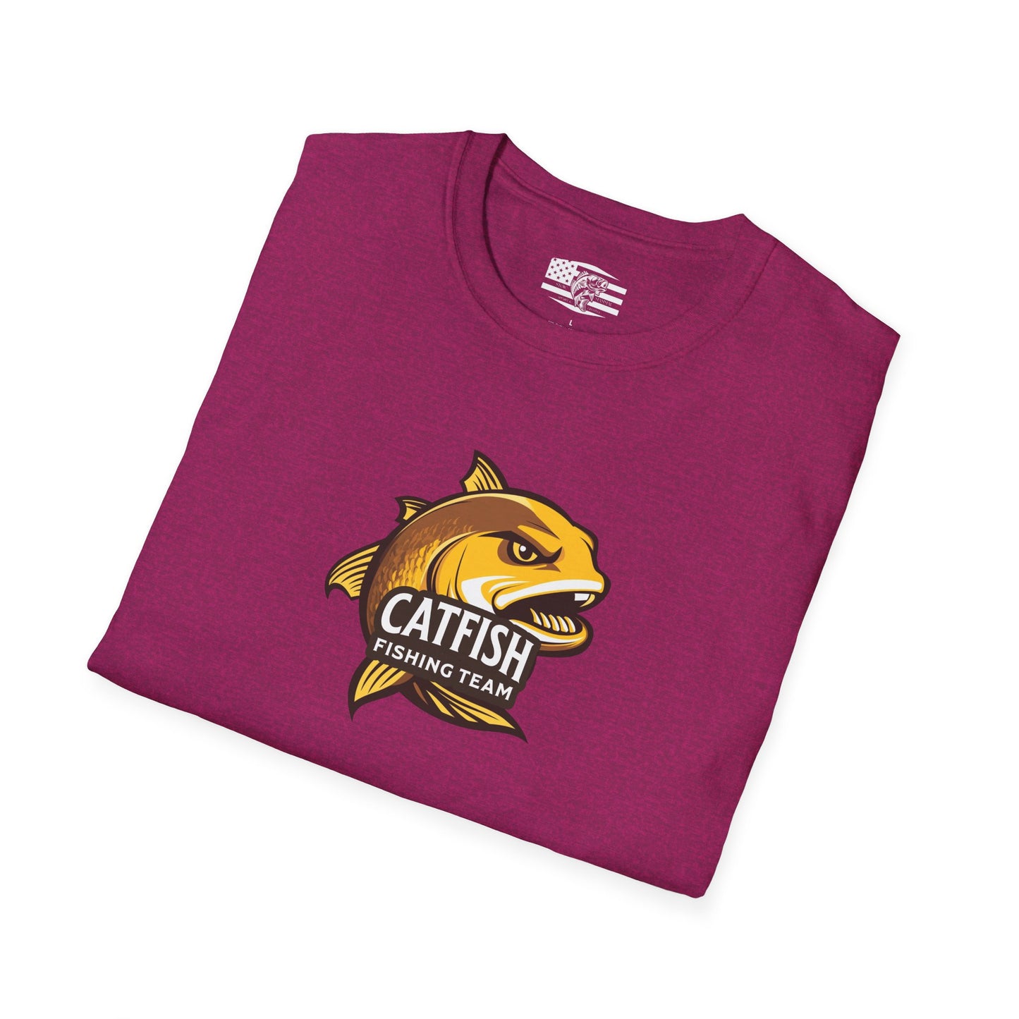 Catfish Fishing Team Logo Tee