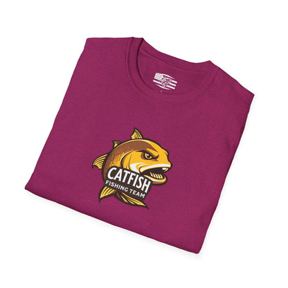 Catfish Fishing Team Logo Tee
