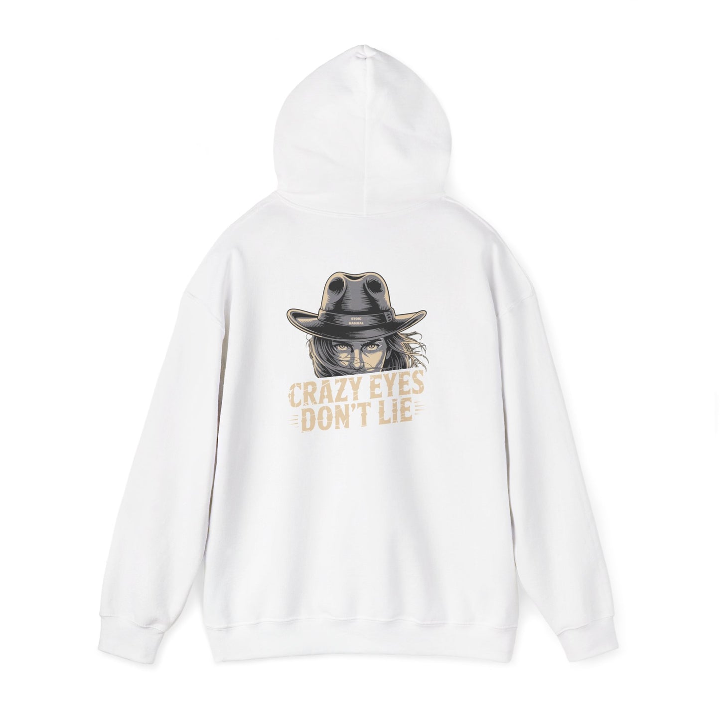 Crazy Eyes Don't Lie Western Cowgirl Graphic Hoodie
