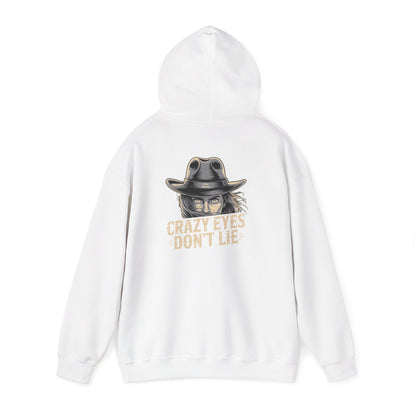 Crazy Eyes Don't Lie Western Cowgirl Graphic Hoodie