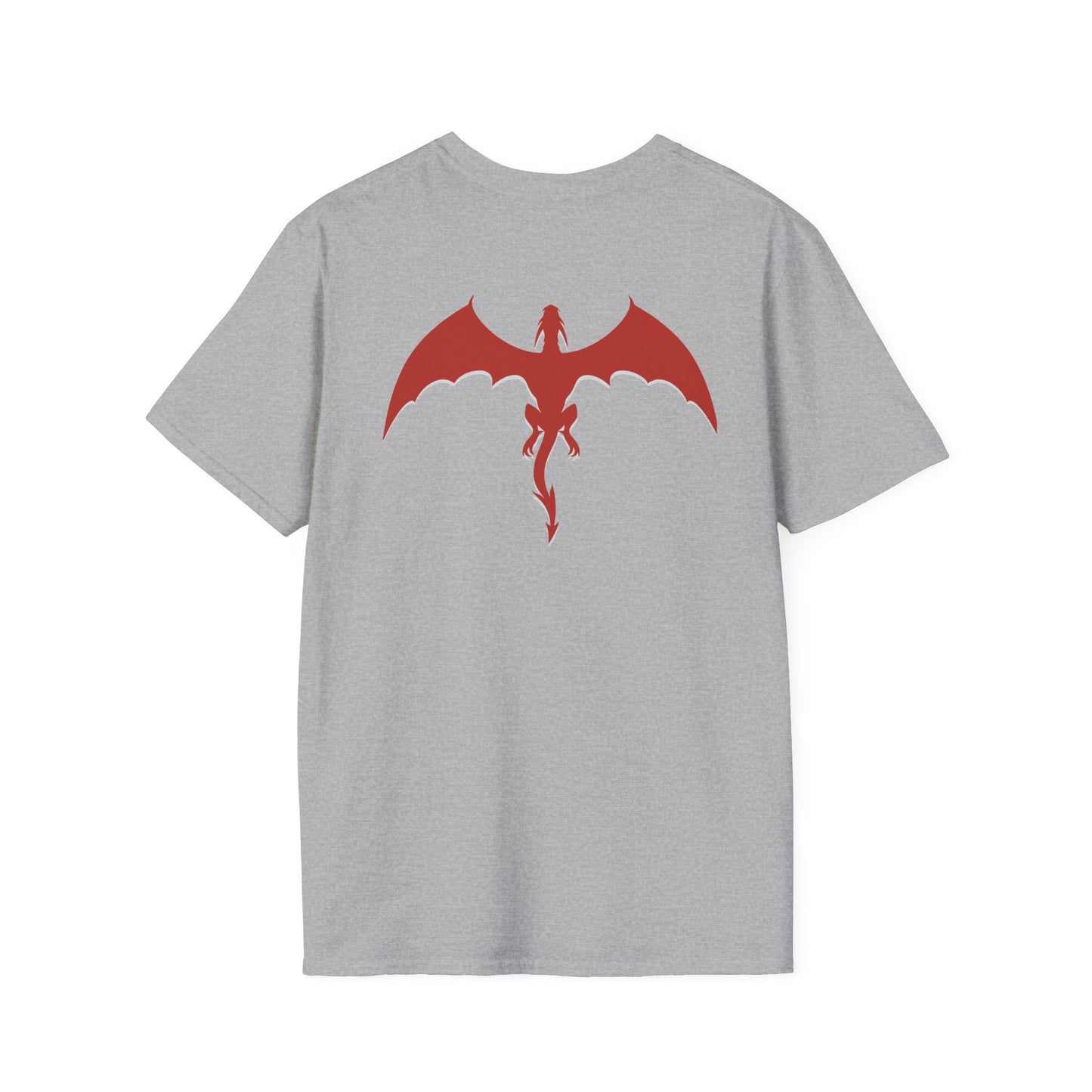 Dragon Crest With Back Winged Dragon T Shirt