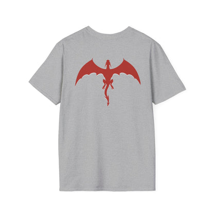 Dragon Crest With Back Winged Dragon T Shirt