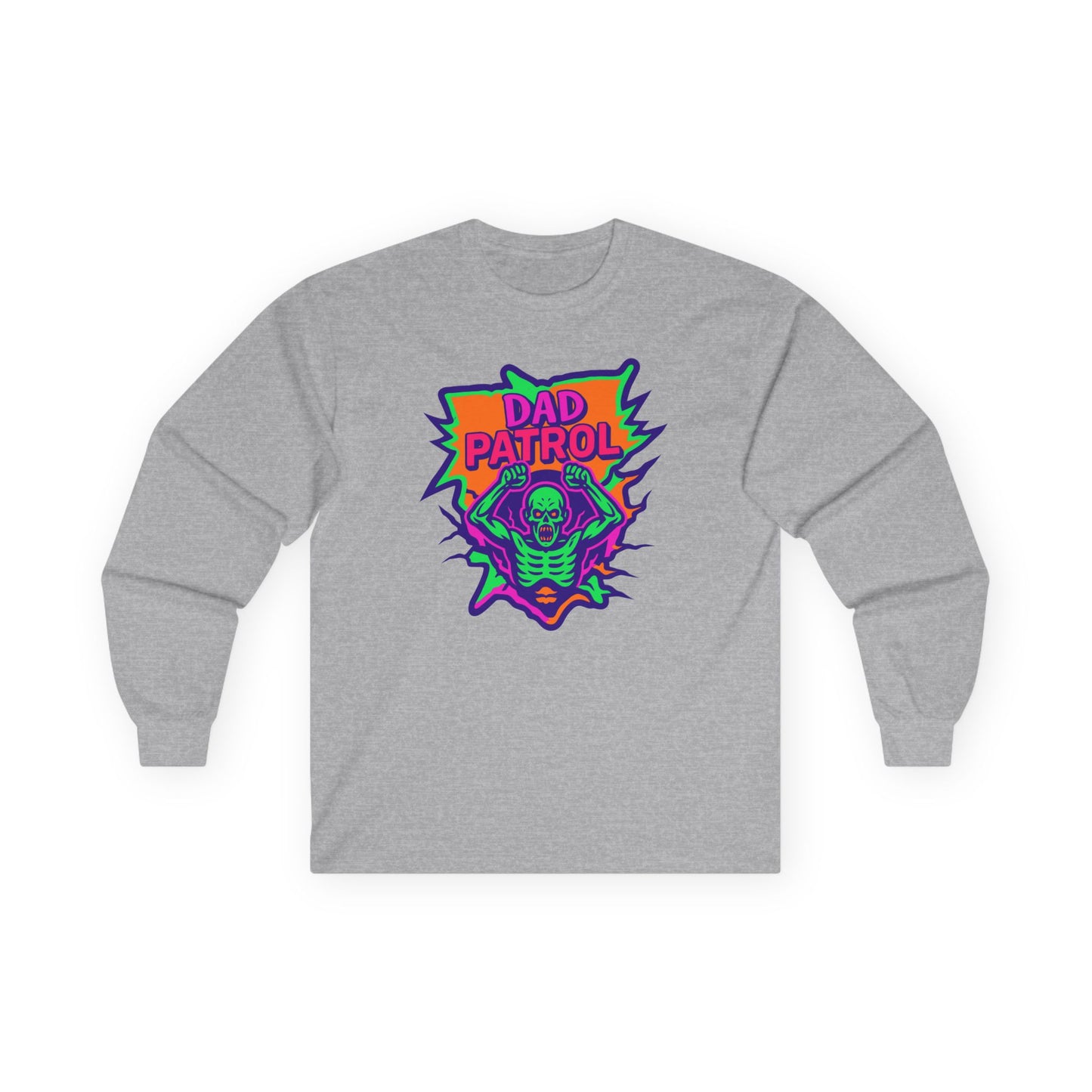 Halloween Dad Patrol Trick or Treat Zombie Graphic Tee