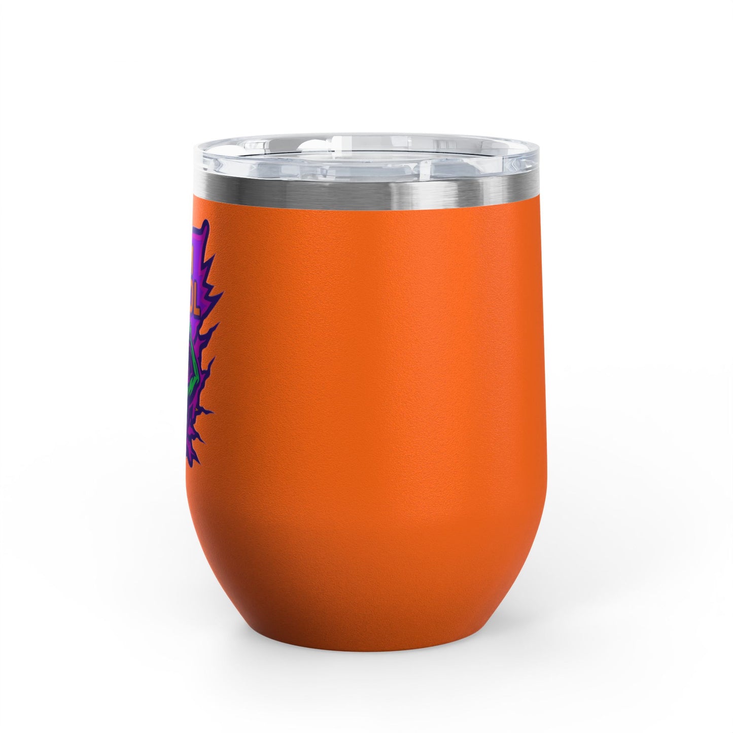 Mom Patrol Wine Tumbler | Fun Skeleton Design, Unique Gift for Moms, Halloween, Parties, Wine Lovers, Summer