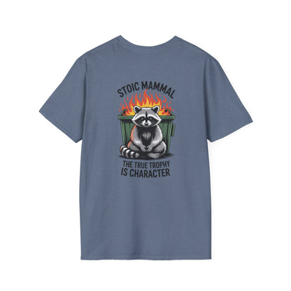 Stoic Mammal “Dumpster Fire” Raccoon T-Shirt