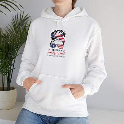 I'm Still A Trump Girl I Make No Apologies Unisex Heavy Blend™ Hooded Sweatshirt