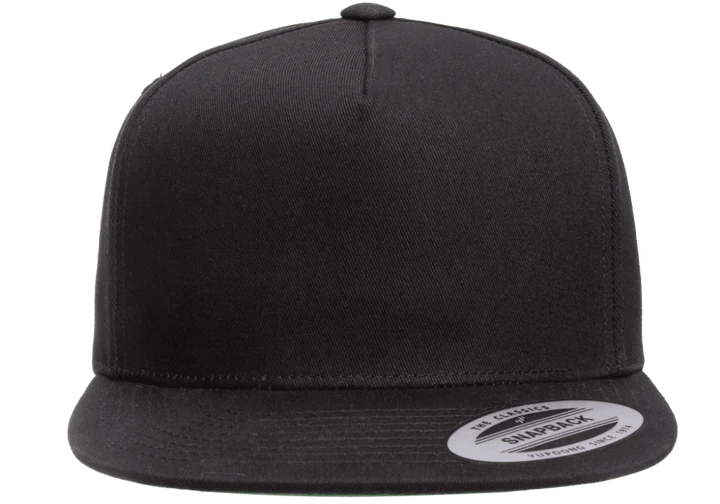 Custom Leatherette Patch Snap Back Mesh Trucker Hat