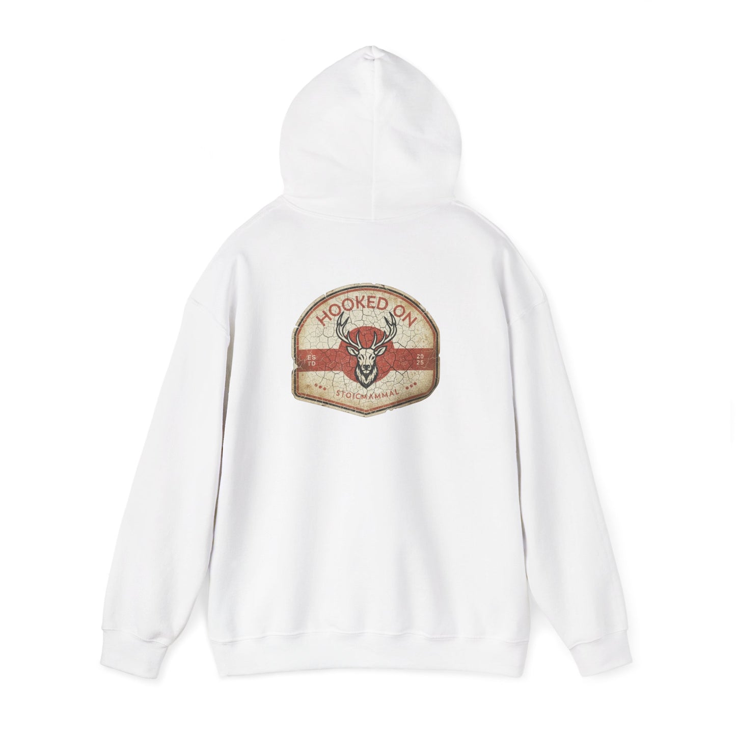 Hooked On Elk Hunting Weathered AF Hoodie