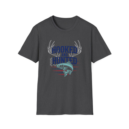 Hooked and Hunted Stars and Stripes T Shirt
