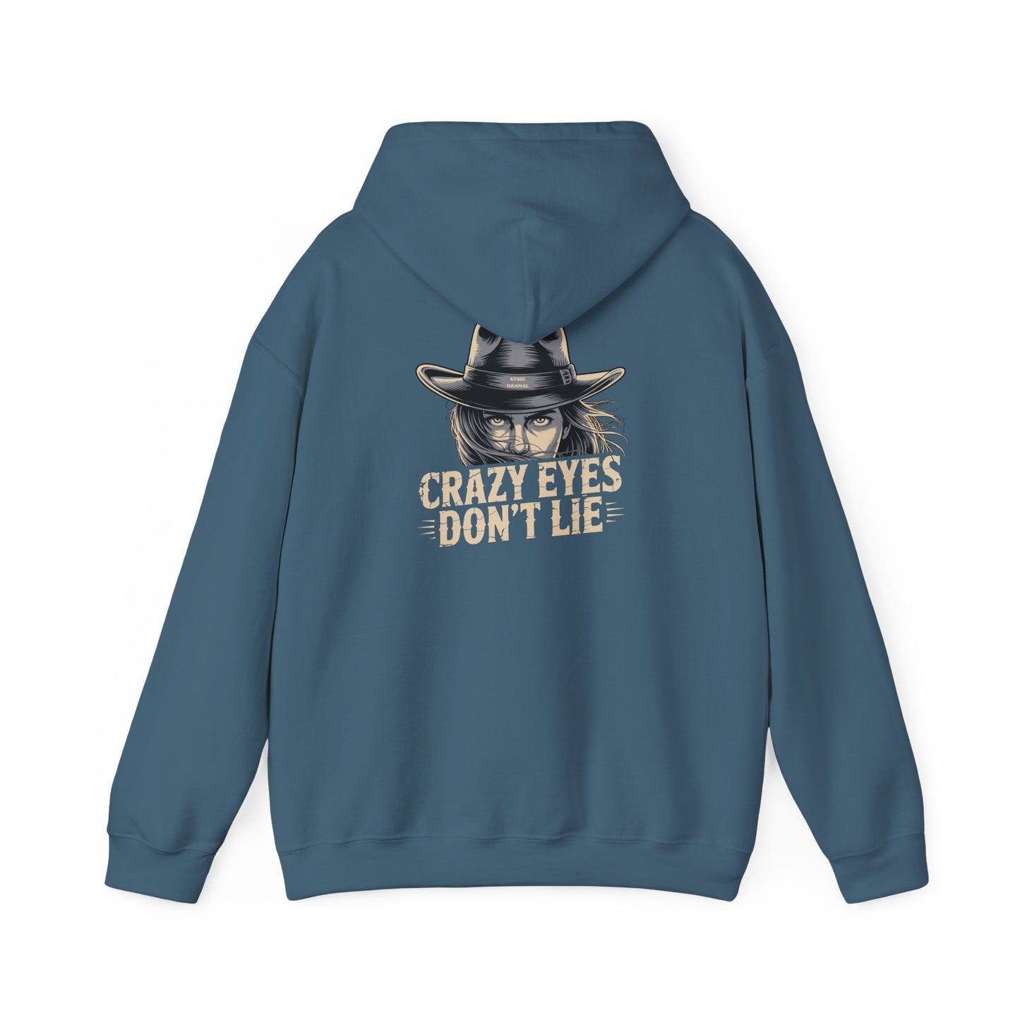 Crazy Eyes Don't Lie Western Cowgirl Graphic Hoodie