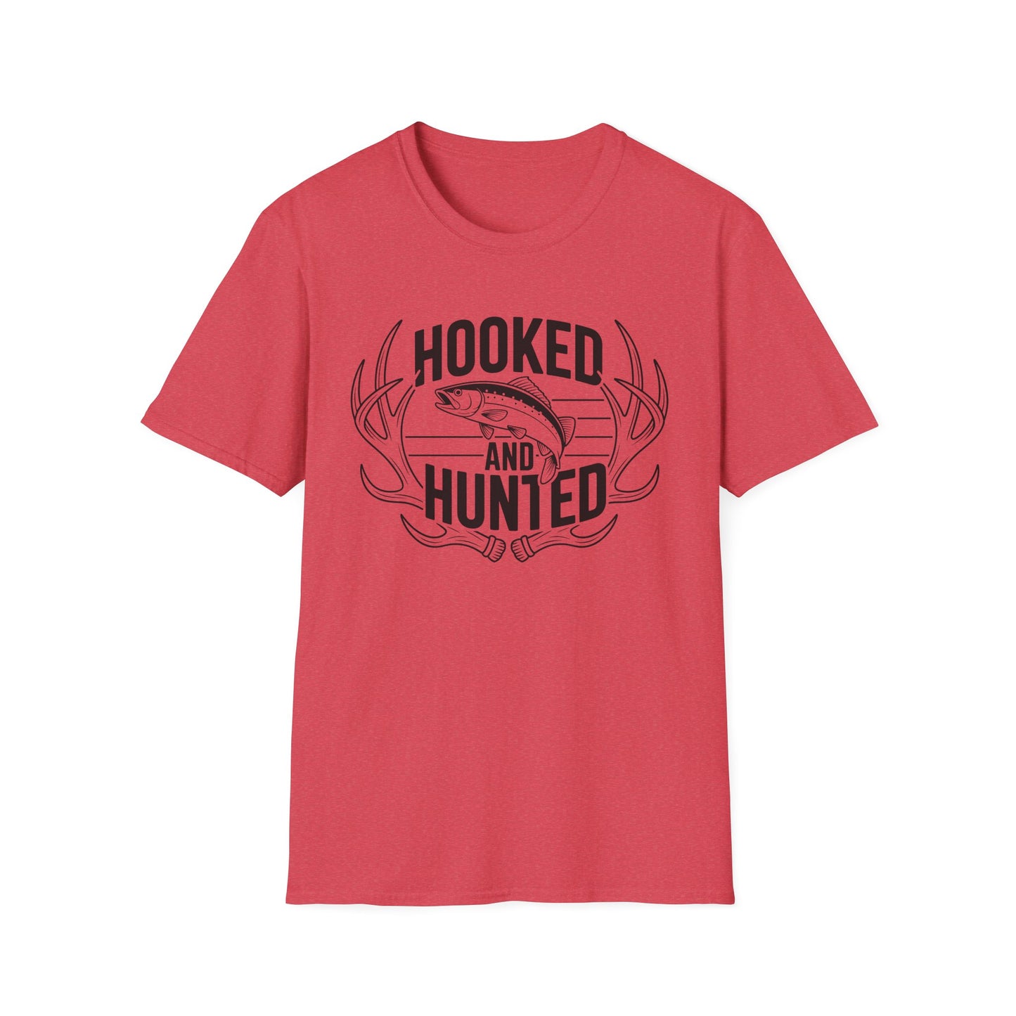 Hooked and Hunted Shield T Shirt
