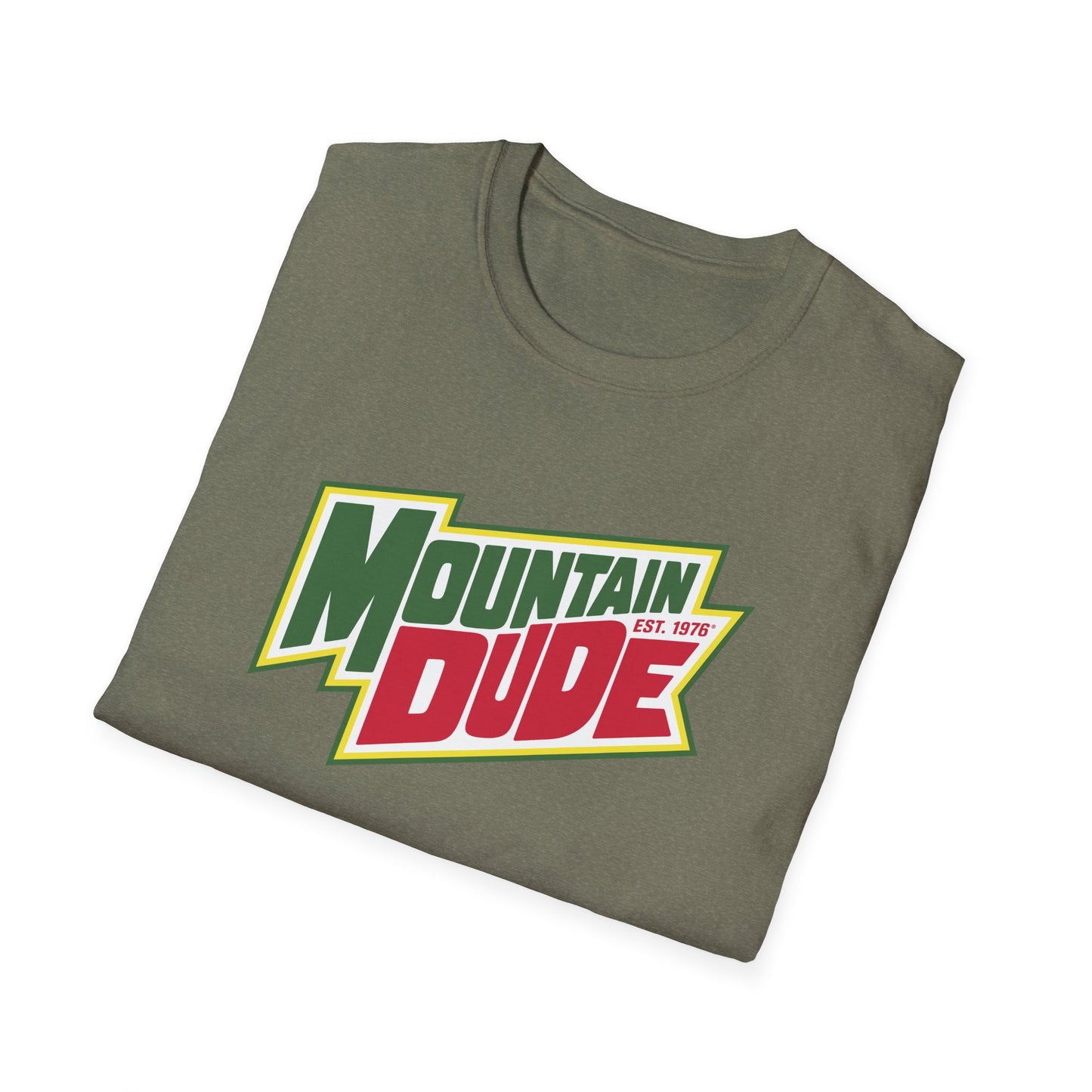 Mountain Dude Graphic T-Shirt, Unisex Tee for Outdoor Lovers, Casual Wear, Gift for Adventurers, Birthday Present, Summer Fashion