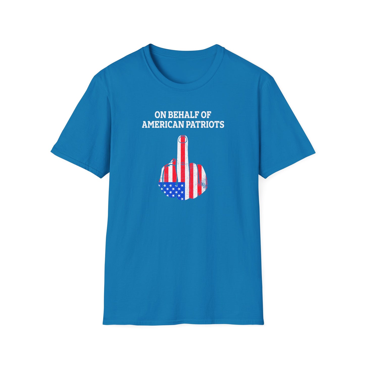 American Patriotic Middle Finger Flag T-Shirt