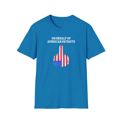 American Patriotic Middle Finger Flag T-Shirt