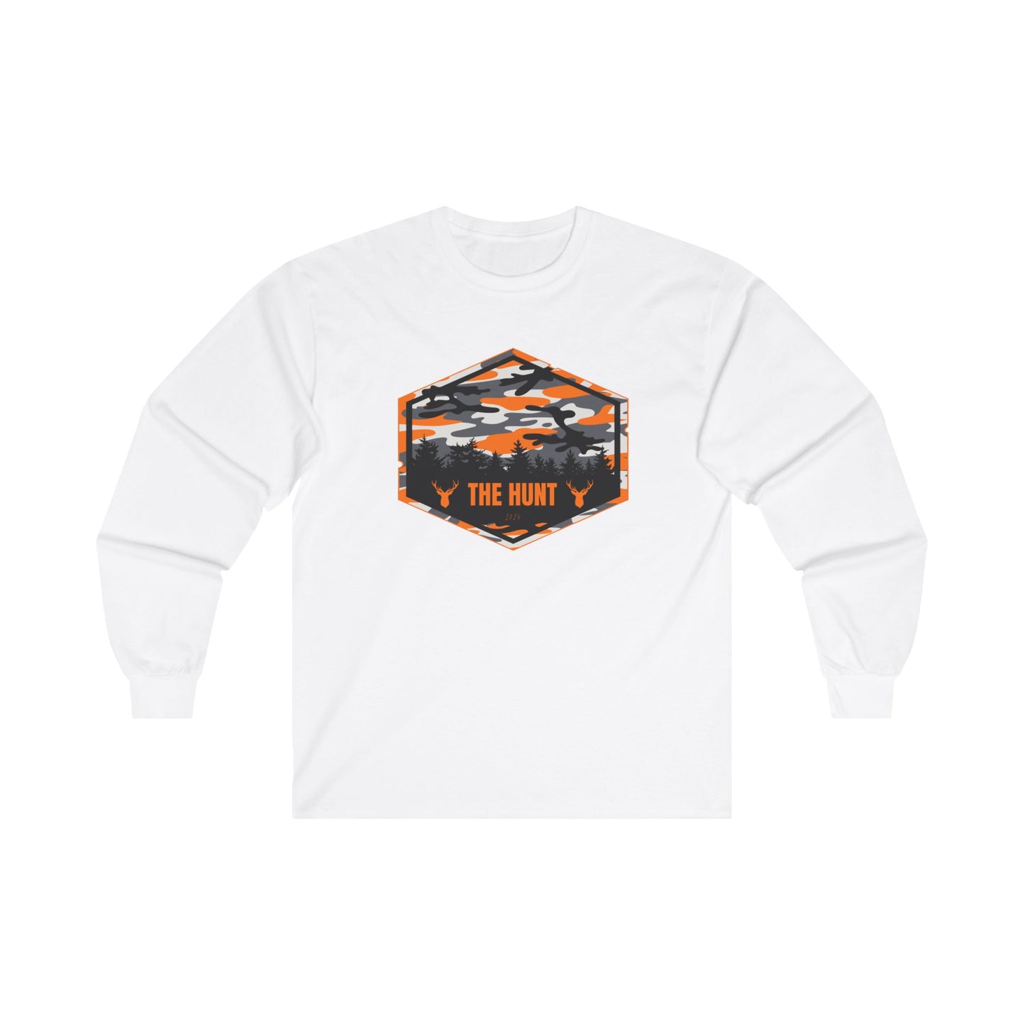 The Hunt 2024 Hunting ,Deer Camp, Family, Camping, Outdoors Event Long Sleeve Tee