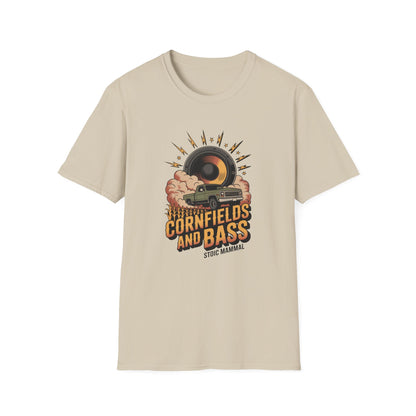Cornfields And Bass Boomin Album Tee Stoic Mammal