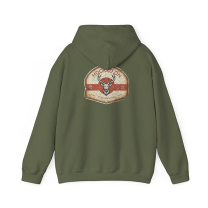 Hooked On Elk Hunting Weathered AF Hoodie
