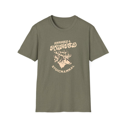Hooked & Hunted Deer Fish Fishing T-Shirt