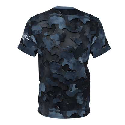 Aqua Phantom Camo Stealth Marine Ops Unisex Cut & Sew Tee