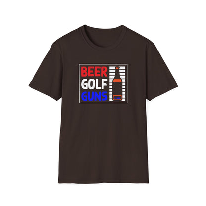 Beer Golf Guns Funny Unisex T-Shirt