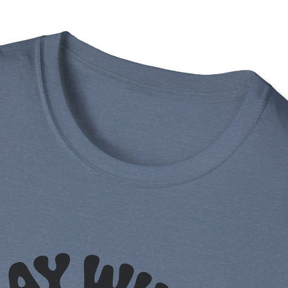 Tiptoe Tony Say When T-Shirt Retro Funny Cartoon Knife Tee