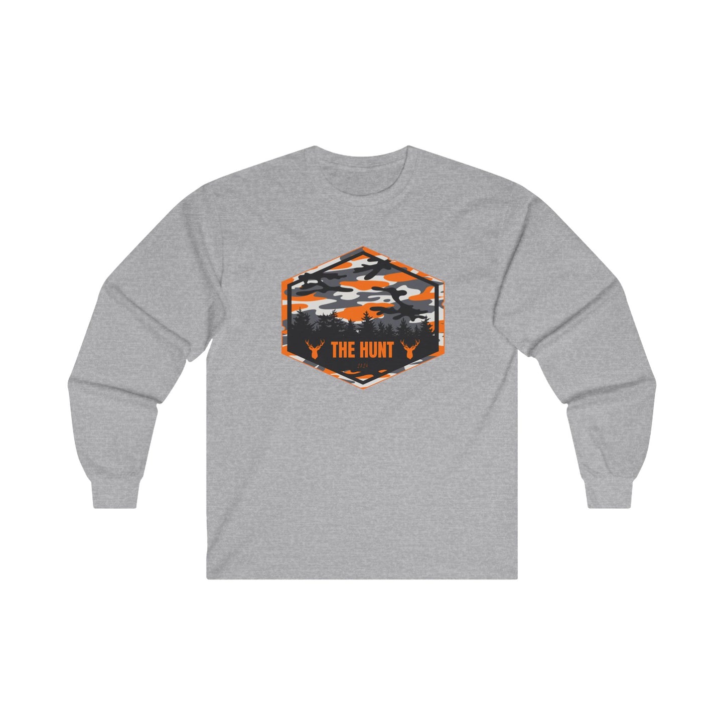 The Hunt 2024 Hunting ,Deer Camp, Family, Camping, Outdoors Event Long Sleeve Tee