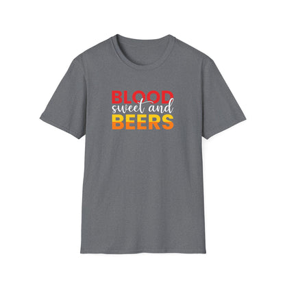 Blood Sweat and Beers Funny Unisex T-Shirt