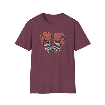 Weathered Boxing Gloves Stoic Mammal Unisex Softstyle T-Shirt