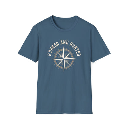 Compass Rose Hooked and Hunted T Shirt