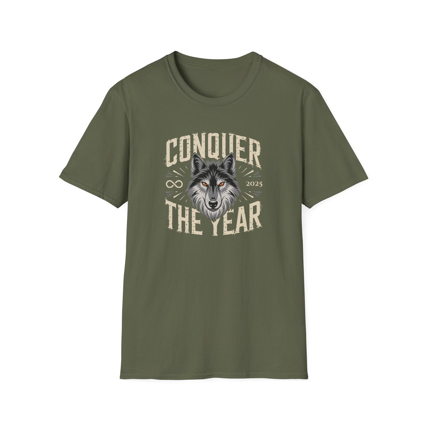 Stoic Wolf "Conquer the Year" version 2 Unisex Ultra Tee