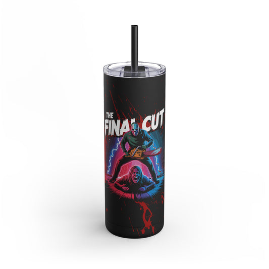 Final Cut Slasher Halloween Skinny Tumbler
