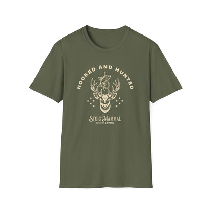 Hooked and Hunted Stoic Branded T Shirt