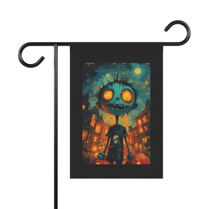 Halloween Zombie Garden & House Banner