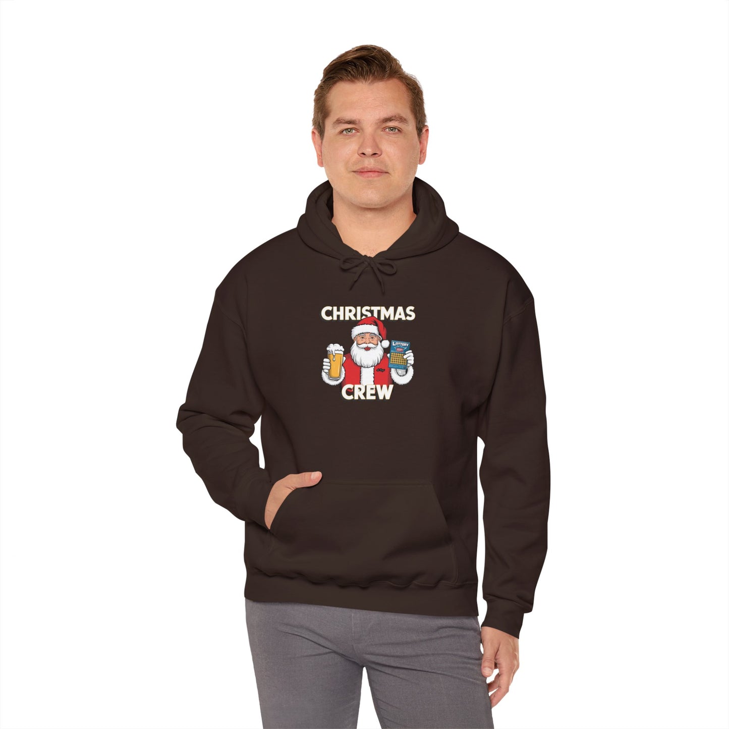 Huck's Christmas Crew Hooded Sweatshirt