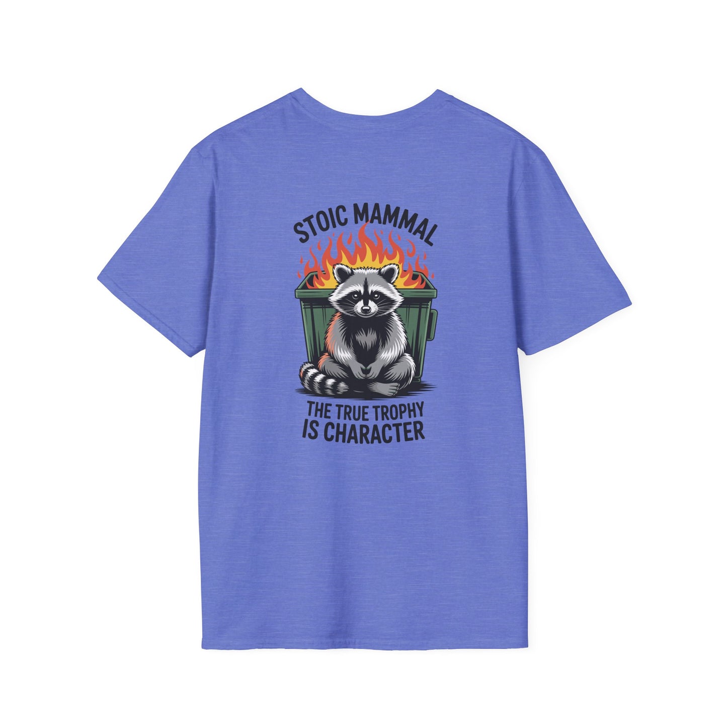 Stoic Mammal “Dumpster Fire” Raccoon T-Shirt