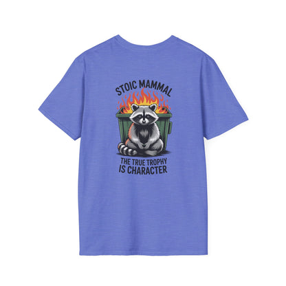 Stoic Mammal “Dumpster Fire” Raccoon T-Shirt