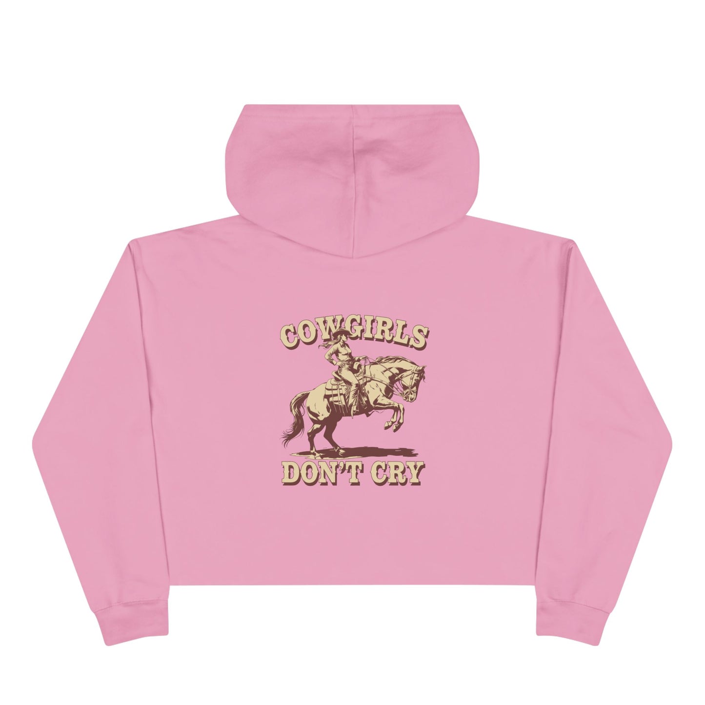 Cowgirls Don't Cry Crop Hoodie