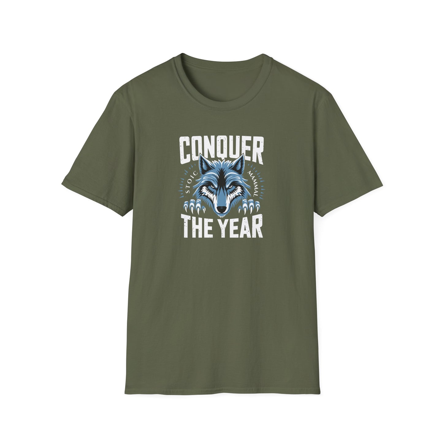 Stoic Wolf "Conquer the Year" Unisex Ultra Tee