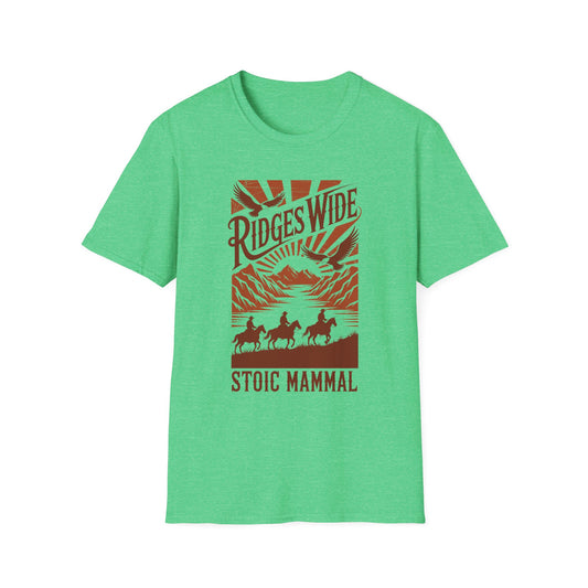 Ridges Wide Country Music Album Tee Stoic Mammal