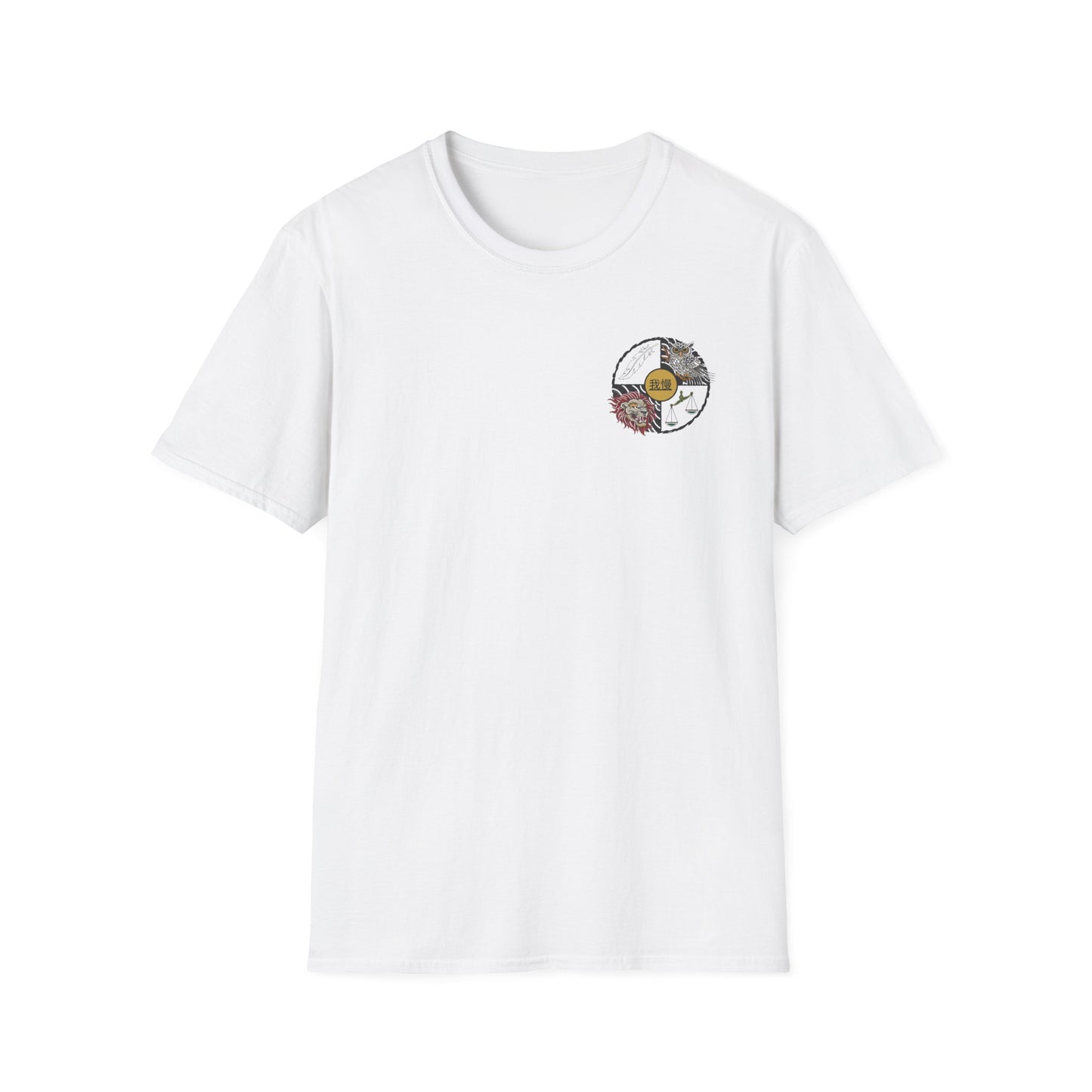 Warrior Spirit Samurai Bear T-Shirt Kanji Japanese Rising Sun Graphic Tee